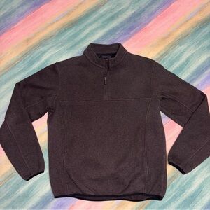 Peter Millar Element 4 Warmth 1/4 Zip Pullover Brown Sweater men’s size L